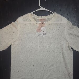 Philosophy Cream Blouse